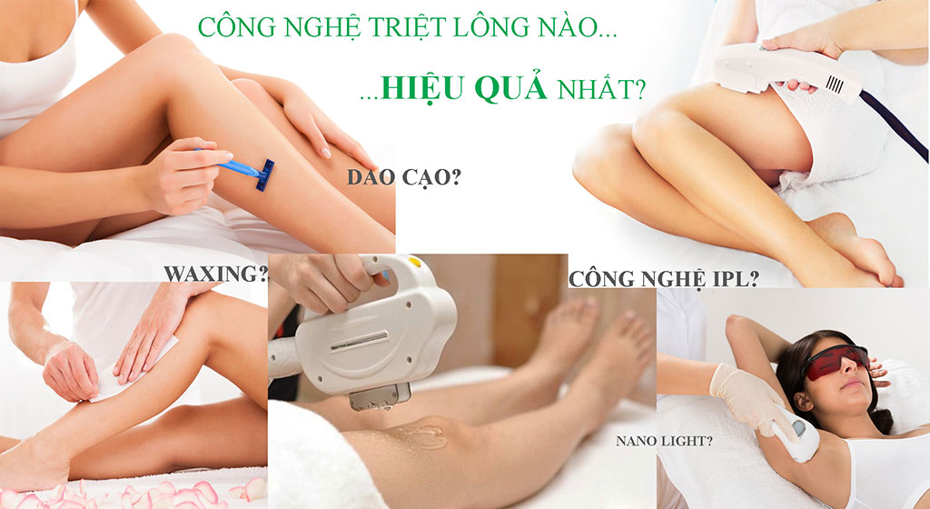 triệt lông công nghệ cao