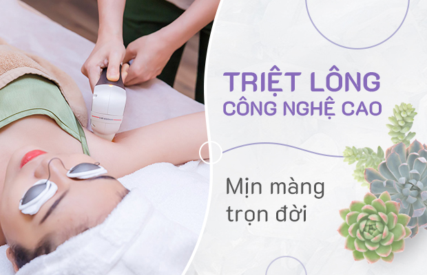 triệt lông công nghệ cao